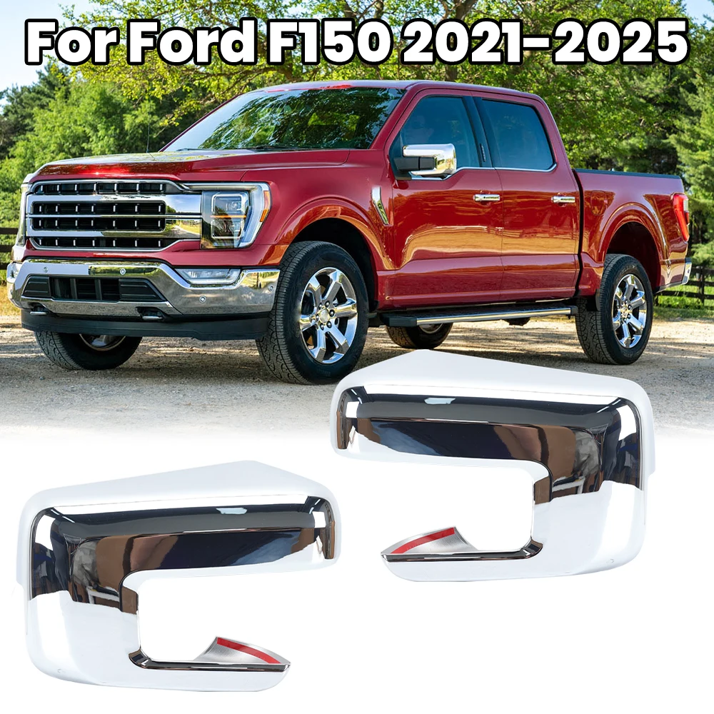 1Pair Rearview Mirror Adhesive Protective Cover Caps For Ford F150 2021-2025 Electroplated With Turn Signal Hole Car Accessories
1Pair Rearview Mirror Adhesive Protective Cover Caps For Ford F150 2021-2025 Electroplated With Turn Signal Hole Car Accessories