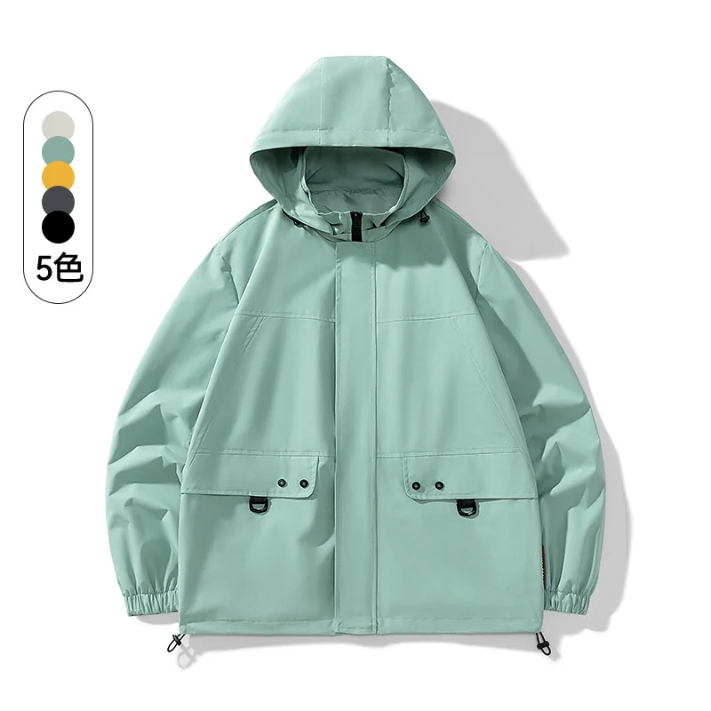 Mens Womens Hooded Camping Clothes Jackets High Quality Hiking Jacket Waterproof Thin Jackets Spring and Autumn Mens Jackets
Mens Womens Hooded Camping Clothes Jackets High Quality Hiking Jacket Waterproof Thin Jackets Spring and Autumn Mens Jackets