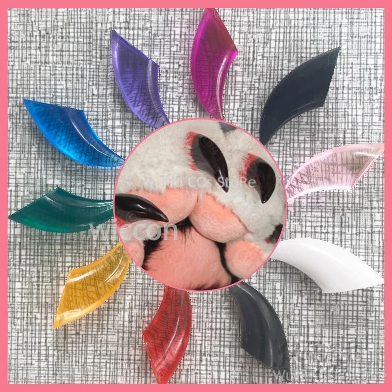 Anime Furry 11Colors 10pcs/set DIY Animal Nails Cat Rabbit Dog Fox Cosplay Fursuit Claws For Halloween Accessories
Anime Furry 11Colors 10pcs/set DIY Animal Nails Cat Rabbit Dog Fox Cosplay Fursuit Claws For Halloween Accessories
