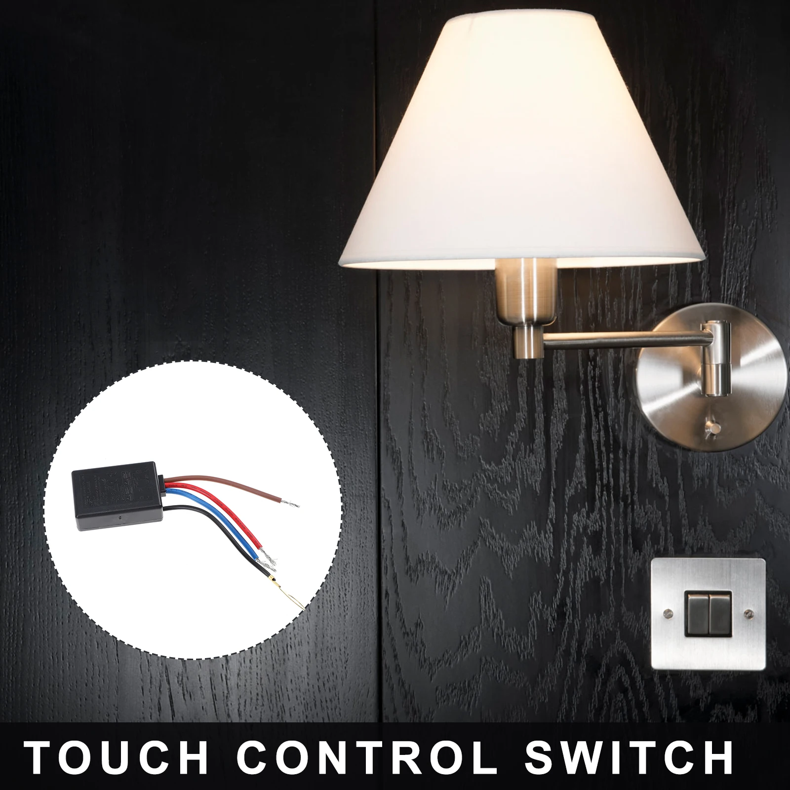 1pc Led Light Table Lamp Black Durable Plastic Touch Control Easy Install Universal Wall Switch For Led Lamps Touch
1pc Led Light Table Lamp Black Durable Plastic Touch Control Easy Install Universal Wall Switch For Led Lamps Touch