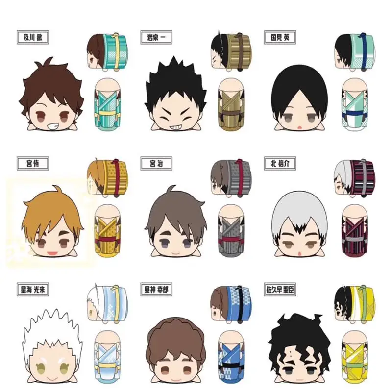 Кимоно Haikyuu в стиле аниме, мягкая плюшевая подвеска, 8 см, брелок, Мия, атсуму, Мия, Осаму, Котаро, бокуто, мультяшная модель, детские подарки
Кимоно Haikyuu в стиле аниме, мягкая плюшевая подвеска, 8 см, брелок, Мия, атсуму, Мия, Осаму, Котаро, бокуто, мультяшная модель, детские подарки