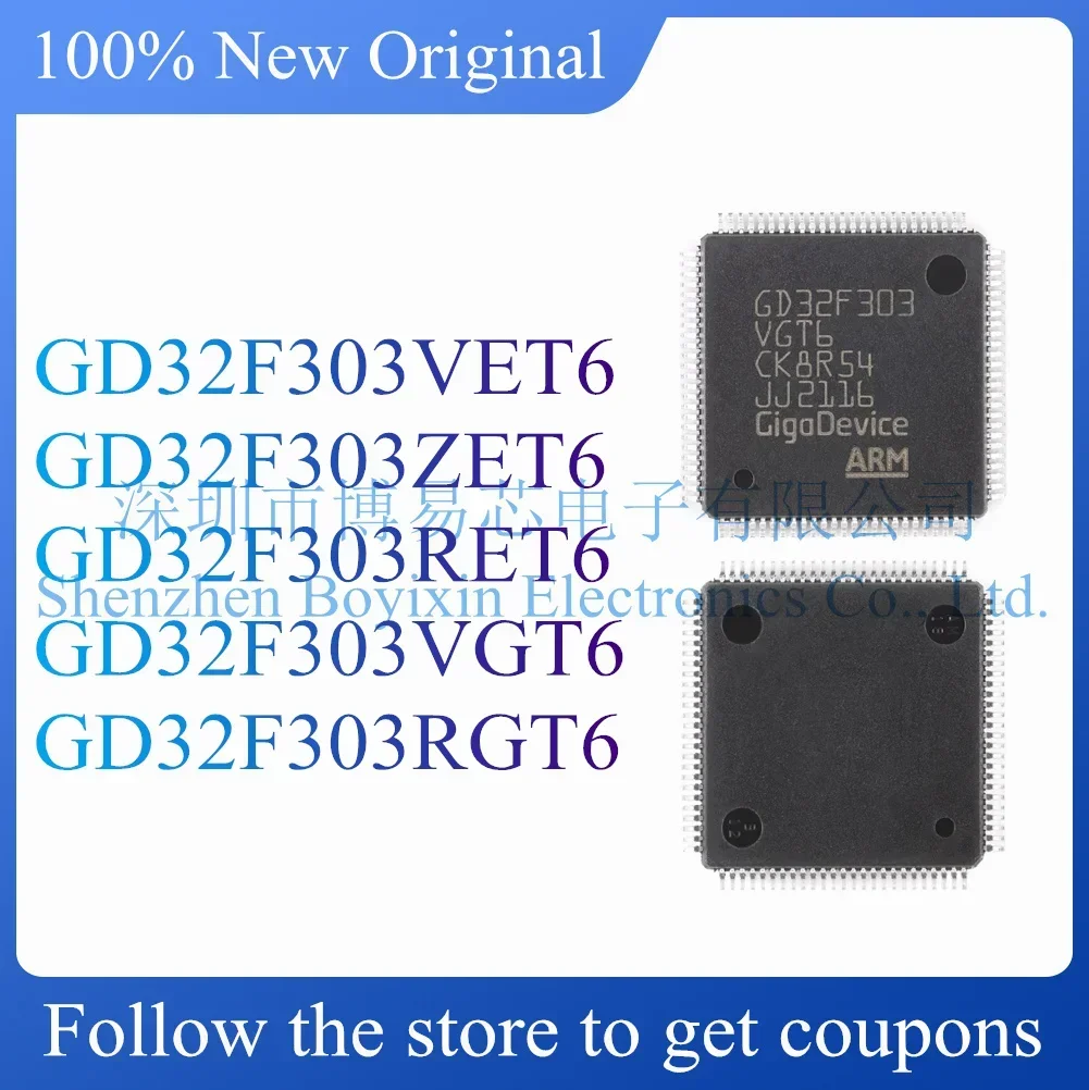 NEW GD32F303VET6 GD32F303ZET6 GD32F303RET6 GD32F303VGT6 GD32F303RGT6 Original Product
NEW GD32F303VET6 GD32F303ZET6 GD32F303RET6 GD32F303VGT6 GD32F303RGT6 Original Product