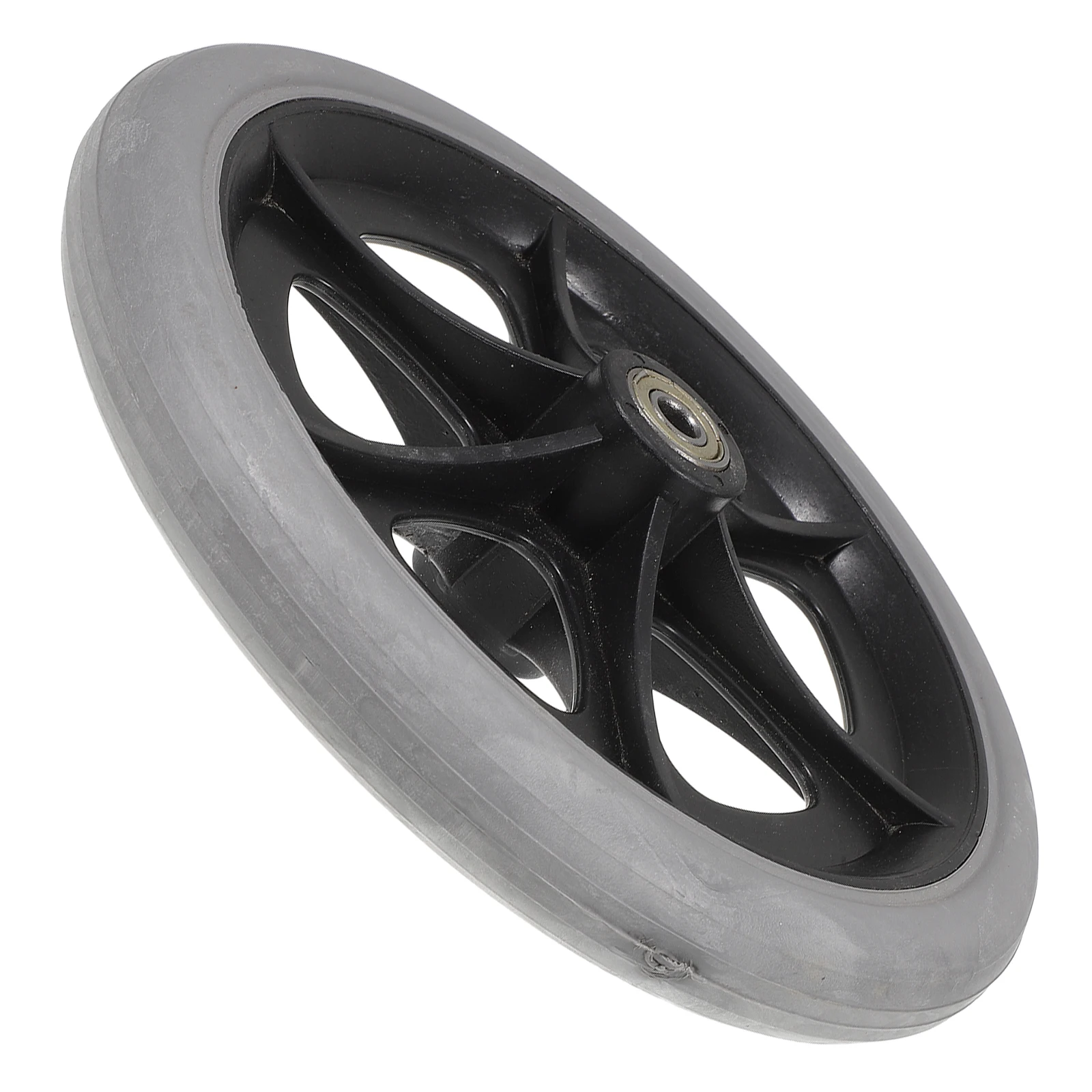 8 Inch Solid Tire Wheelchair Accessories Heavy Duty Front Caster Wheel Replacement Wear Resistant Smooth Universal Wheel Plastic
8 Inch Solid Tire Wheelchair Accessories Heavy Duty Front Caster Wheel Replacement Wear Resistant Smooth Universal Wheel Plastic