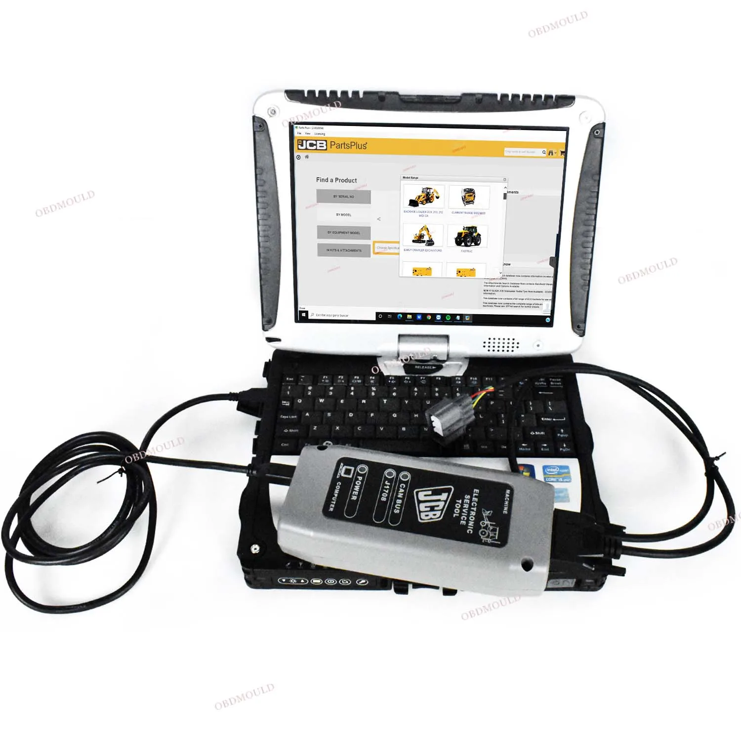 Auto Diagnostic Scanner Suitable Full Set for JCB Master Spare Parts Electronic Service Tool with CF19 laptop
Auto Diagnostic Scanner Suitable Full Set for JCB Master Spare Parts Electronic Service Tool with CF19 laptop