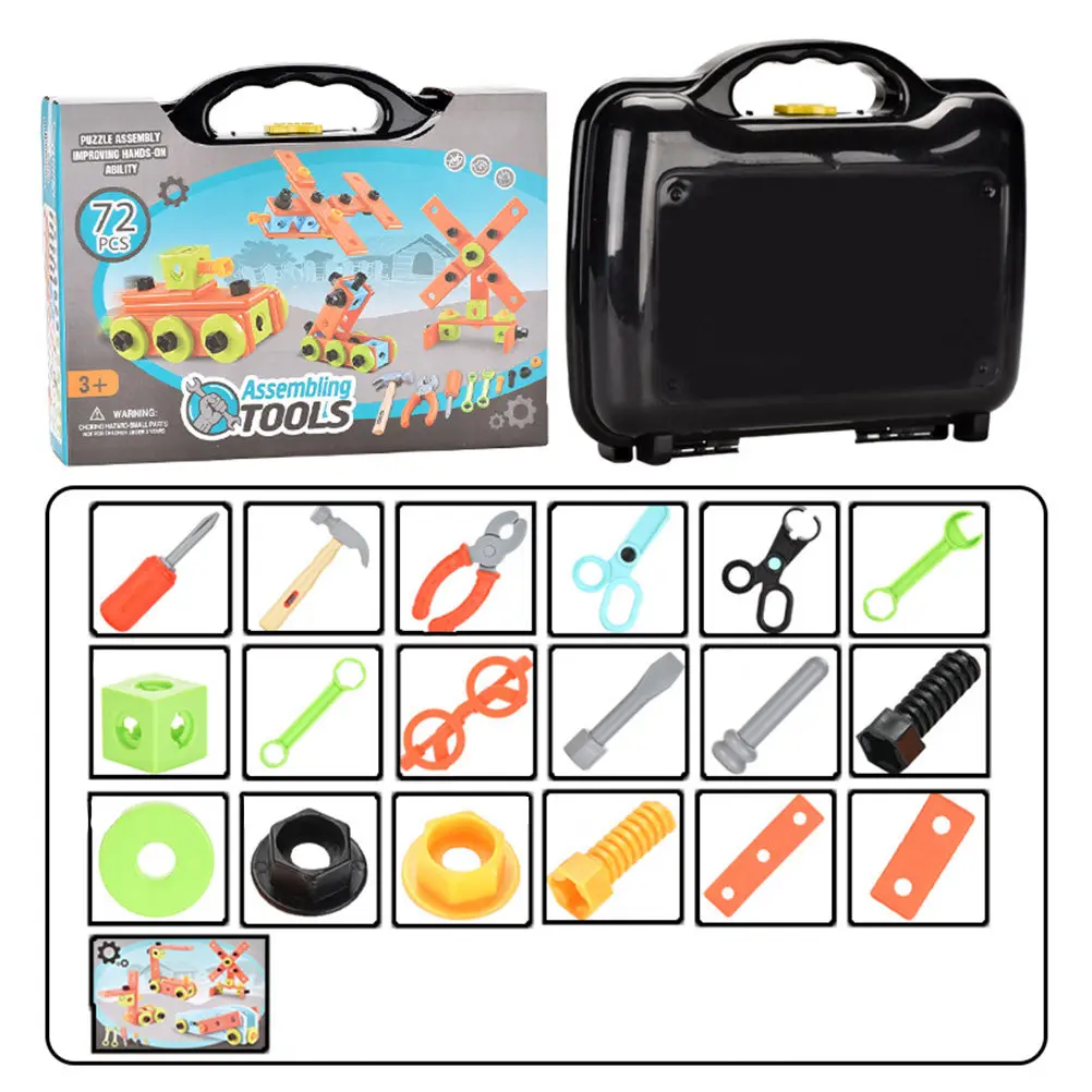 1Set Kids Assembly Nut Screw Combination Set Educational DIY Tool Plaything Developing Imagination Creativity Hand Cognition
1Set Kids Assembly Nut Screw Combination Set Educational DIY Tool Plaything Developing Imagination Creativity Hand Cognition