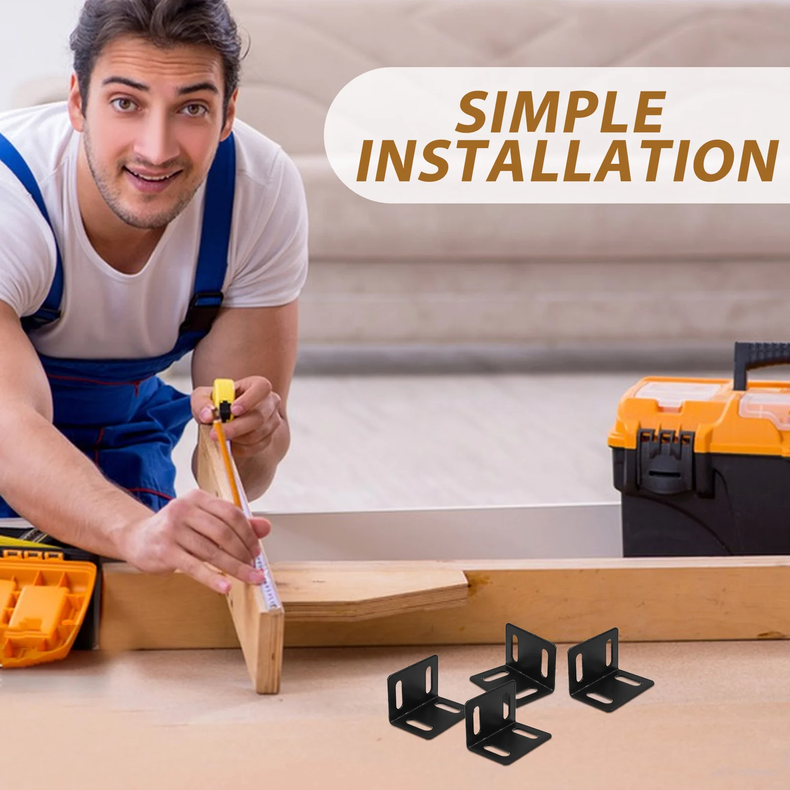 10Pcs Heavy Duty Furniture Corner Brackets Iron Small Right Angle Brackets for Cabinet Wood Shelf Support Metal Braces 
10Pcs Heavy Duty Furniture Corner Brackets Iron Small Right Angle Brackets for Cabinet Wood Shelf Support Metal Braces