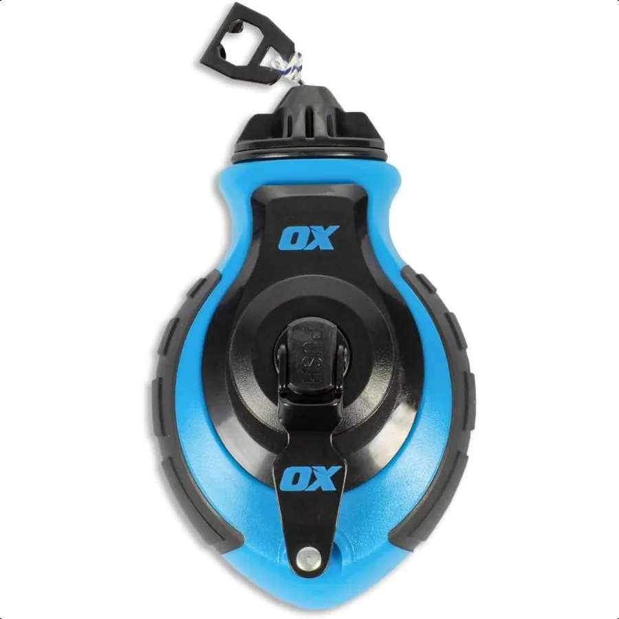 Tools P027731 Chalk Line 100' Thick Line Curved Hook 6:1 Gear Ratio Metal Handle Easy Top Load Ergonomic Shape and Rubber Grips
Tools P027731 Chalk Line 100' Thick Line Curved Hook 6:1 Gear Ratio Metal Handle Easy Top Load Ergonomic Shape and Rubber Grips
