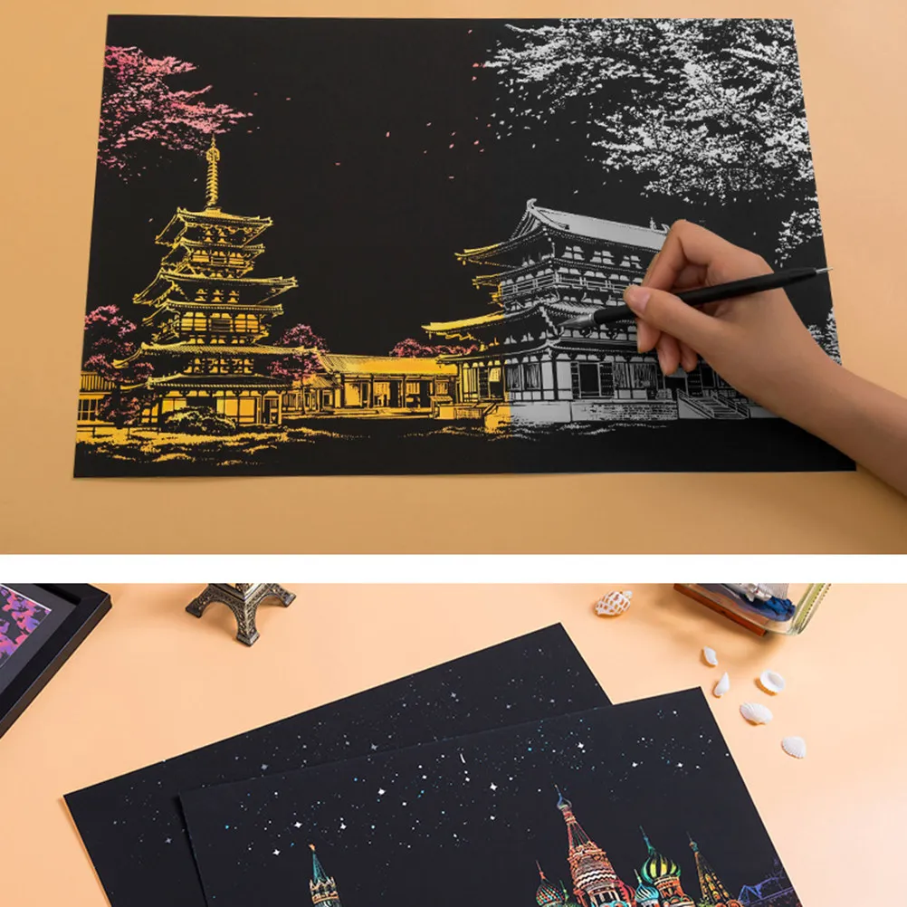 3 Pcs Scraping Painting Castle for Thailand Scenic DIY Art Large Scenery Kit Creative
3 Pcs Scraping Painting Castle for Thailand Scenic DIY Art Large Scenery Kit Creative
