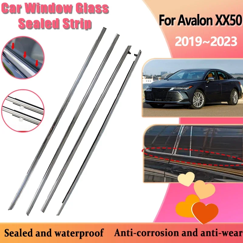 Car Window Weatherstrip For Toyota Avalon XX50 2019~2023 Door Glass Sealed Strip Chrome Waterproof Sealing Belt Auto Accessories
Car Window Weatherstrip For Toyota Avalon XX50 2019~2023 Door Glass Sealed Strip Chrome Waterproof Sealing Belt Auto Accessories