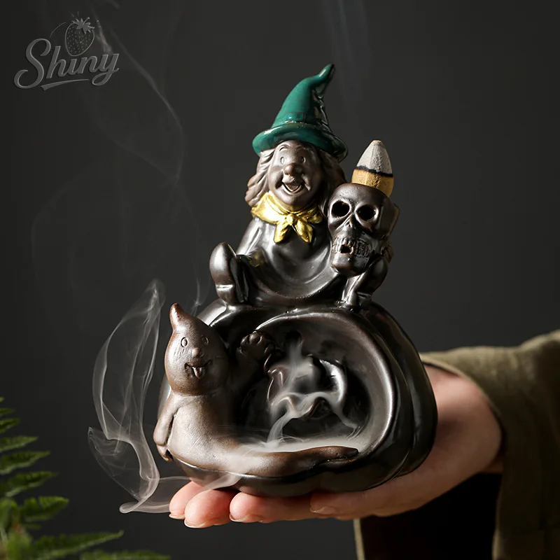 Purple Clay Witch Pouring Incense Burner Ornaments Home Indoor Incense Burner Ornaments Decorative Gifts
Purple Clay Witch Pouring Incense Burner Ornaments Home Indoor Incense Burner Ornaments Decorative Gifts