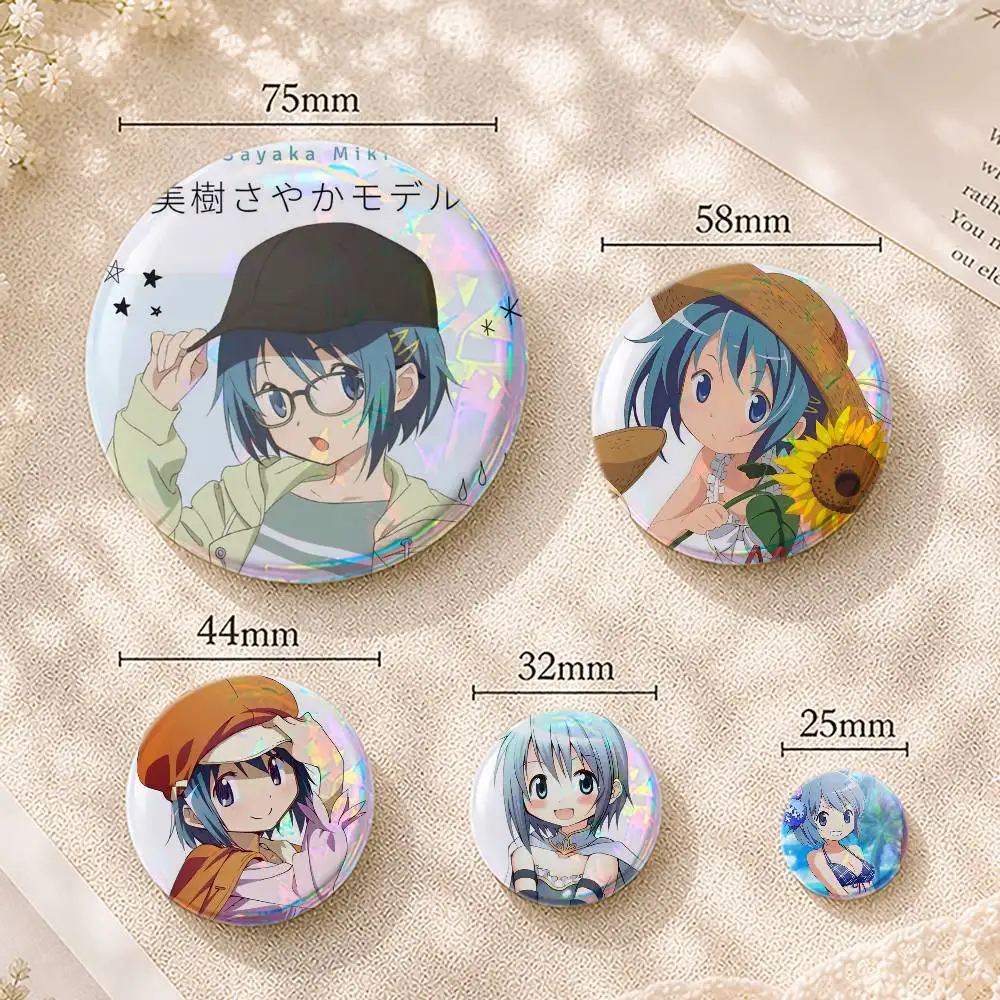 Puella Magi Sayaka Miki Custom Printed Tinplate Pins Personalized Lapel Badge Gifts
Puella Magi Sayaka Miki Custom Printed Tinplate Pins Personalized Lapel Badge Gifts