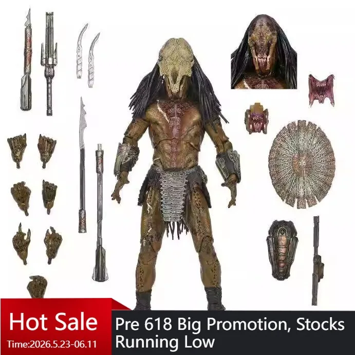 NECA 51725 Ultimate Feral Predator 7-inch Articulated Action Figure Prey Movie PVC Model Desktop Decoration Gift
NECA 51725 Ultimate Feral Predator 7-inch Articulated Action Figure Prey Movie PVC Model Desktop Decoration Gift