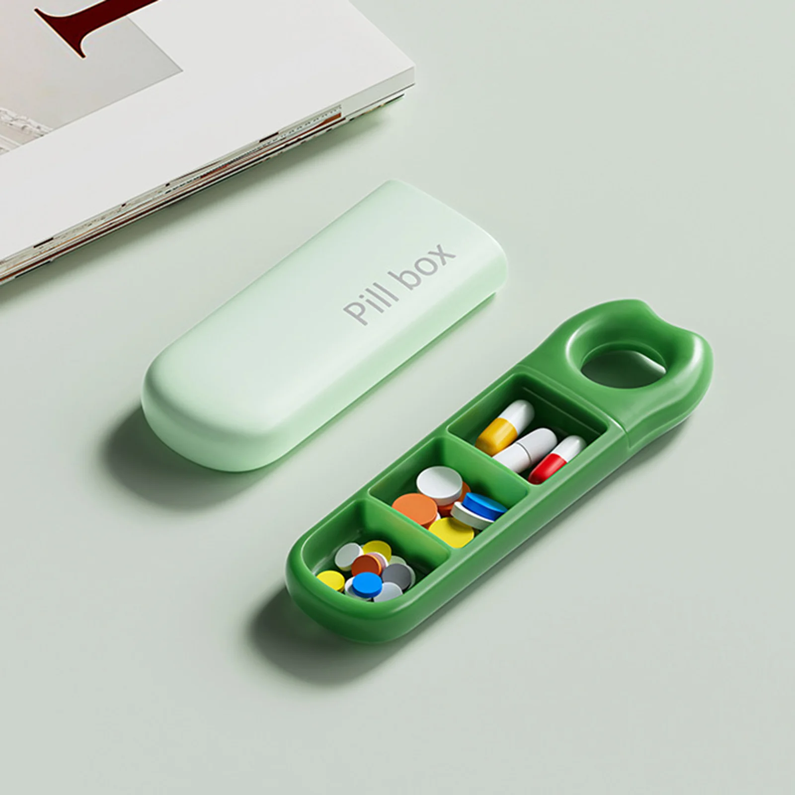 3 Compartment Portable Pill Box Mini Travel Medicine Organizer With Sealed Cover for Vitamin Daily Medication Storage
3 Compartment Portable Pill Box Mini Travel Medicine Organizer With Sealed Cover for Vitamin Daily Medication Storage