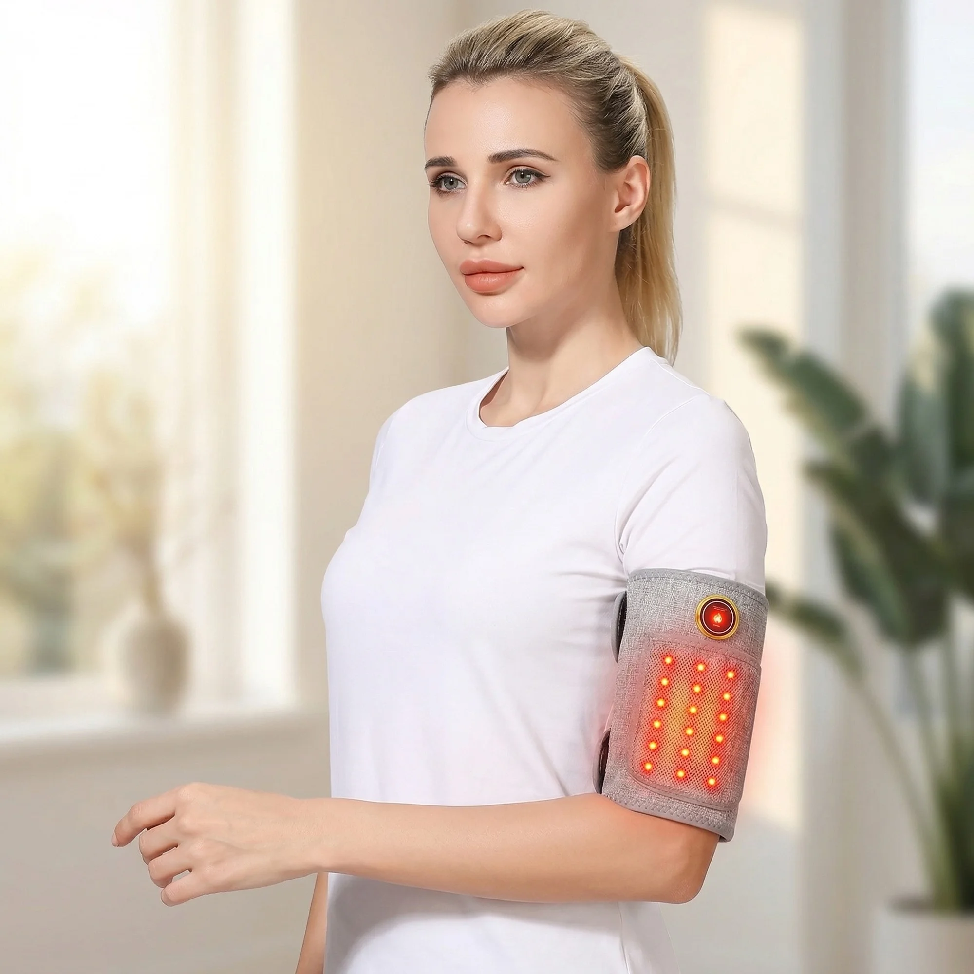 Red Light Arm Massage Heating Pad Arm Wrist Elbow Arm Knee Ankle Leg 3 Heat Settings Cordless Wireless Timer USB Powered
Red Light Arm Massage Heating Pad Arm Wrist Elbow Arm Knee Ankle Leg 3 Heat Settings Cordless Wireless Timer USB Powered