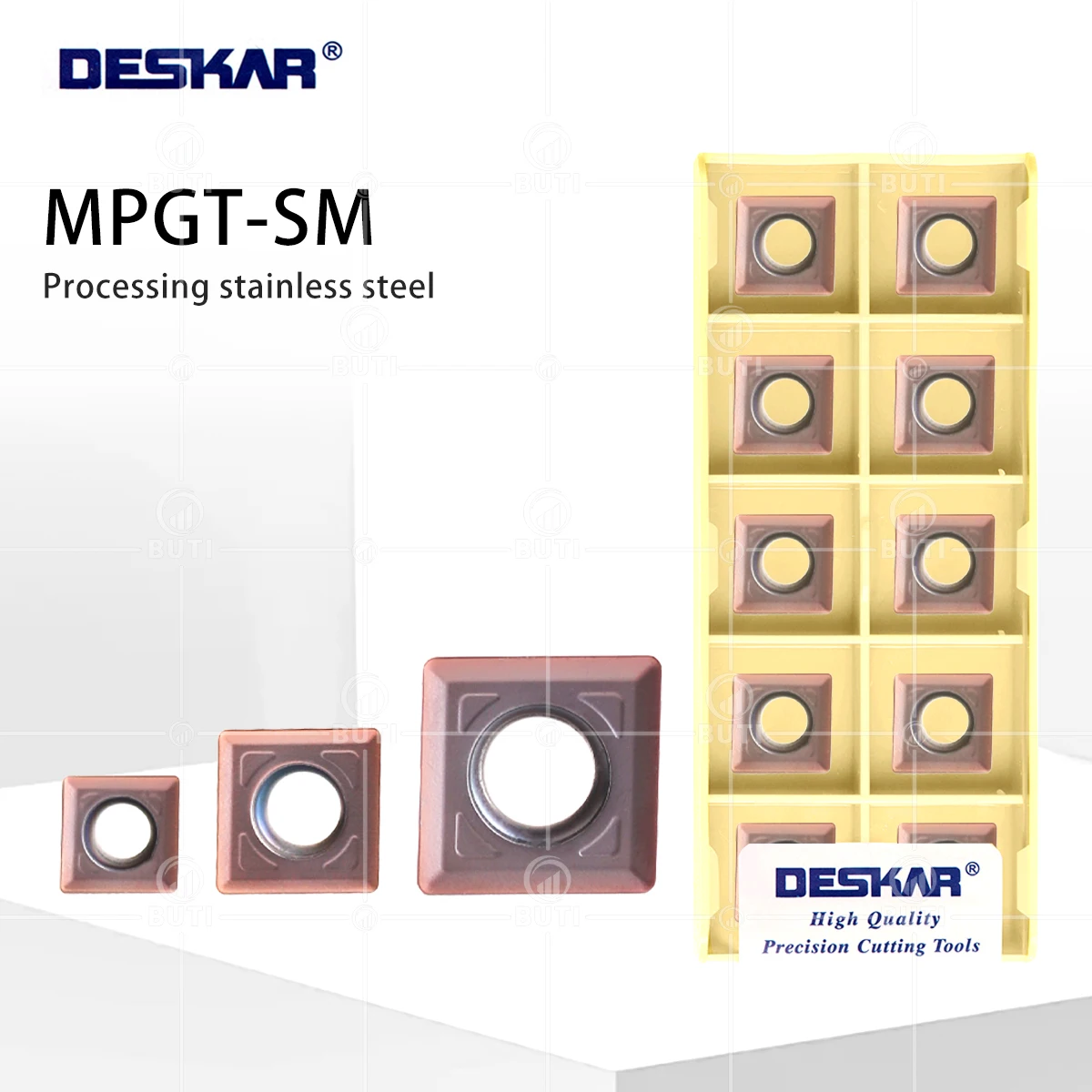 Токарные инструменты с ЧПУ DESKAR 100% оригинал MPGT 060304 MPGTO80305 MPGT 120408 SM LF6018 Лезвие из твердого сплава для обработки нержавеющей стали
Токарные инструменты с ЧПУ DESKAR 100% оригинал MPGT 060304 MPGTO80305 MPGT 120408 SM LF6018 Лезвие из твердого сплава для обработки нержавеющей стали