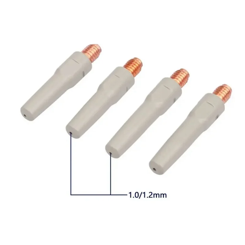 New 10PCS Anti-Welding Slag Welding Wire Feeding Tips Coated Welding Torch Nozzle MIG Welding Tool Consumables
New 10PCS Anti-Welding Slag Welding Wire Feeding Tips Coated Welding Torch Nozzle MIG Welding Tool Consumables
