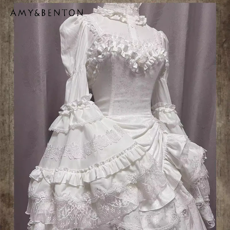 New Lolita Gorgeous Lace Trim Inner Women's Shirt Japanese Original Design Elegant Versatile Flared Long Sleeve Shirts Ladies
New Lolita Gorgeous Lace Trim Inner Women's Shirt Japanese Original Design Elegant Versatile Flared Long Sleeve Shirts Ladies