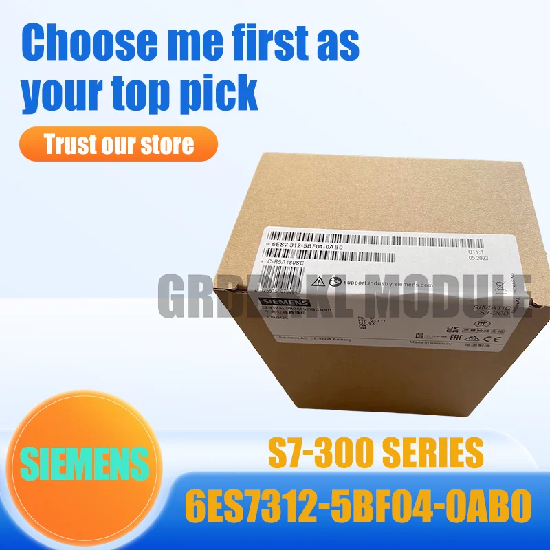 New Original SIEMENS 6ES7312-5BF04-0AB0 6ES7 312-5BF04-0AB0 S7-300 PLC Module
New Original SIEMENS 6ES7312-5BF04-0AB0 6ES7 312-5BF04-0AB0 S7-300 PLC Module