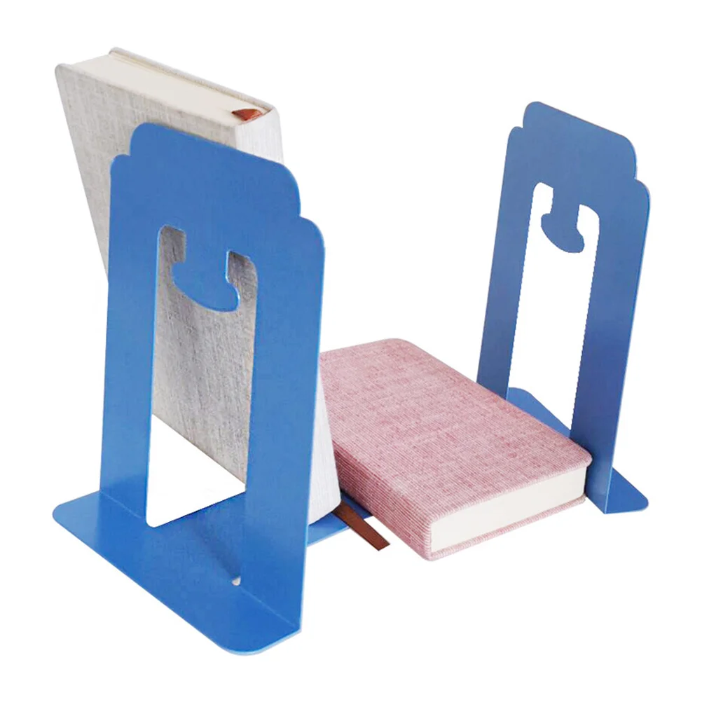 4Pcs Iron Bookends Creative Blue Metal Design Antislip Book Stoppers Supports Rack Organiser for Office School Home Desktop
4Pcs Iron Bookends Creative Blue Metal Design Antislip Book Stoppers Supports Rack Organiser for Office School Home Desktop