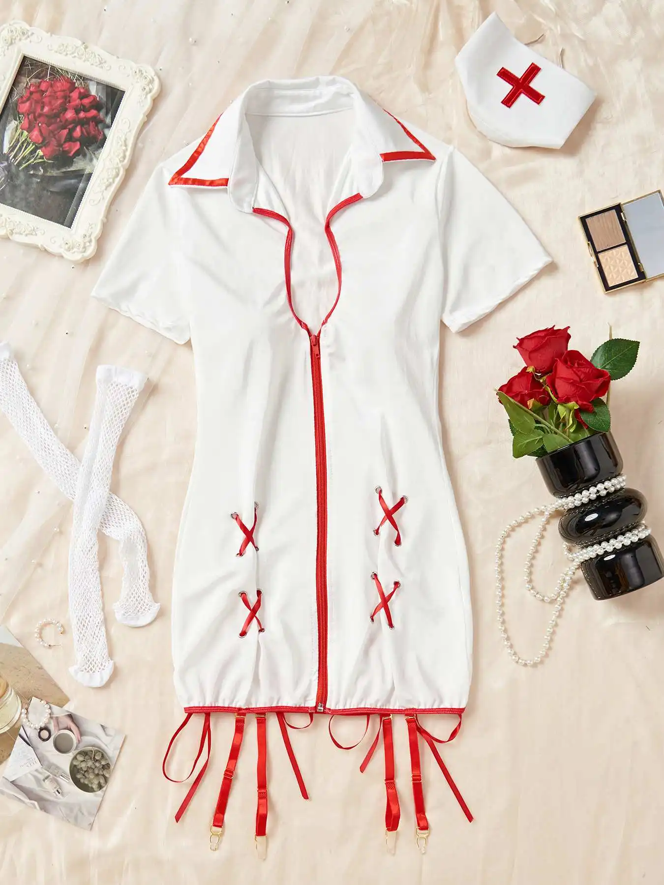 New Arrival Women's Sexy Roleplay Nurse Uniform Lady Stylish Cosplay Doctor Lingerie Dress Night Club Cos Costumes
New Arrival Women's Sexy Roleplay Nurse Uniform Lady Stylish Cosplay Doctor Lingerie Dress Night Club Cos Costumes