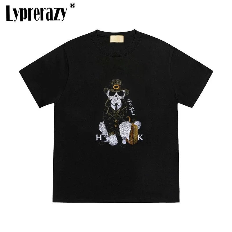 Lyprerazy Originality Dog Embroidery Short-sleeved T-shirt Summer Cotton Hip Hop Men Tops Tees
Lyprerazy Originality Dog Embroidery Short-sleeved T-shirt Summer Cotton Hip Hop Men Tops Tees