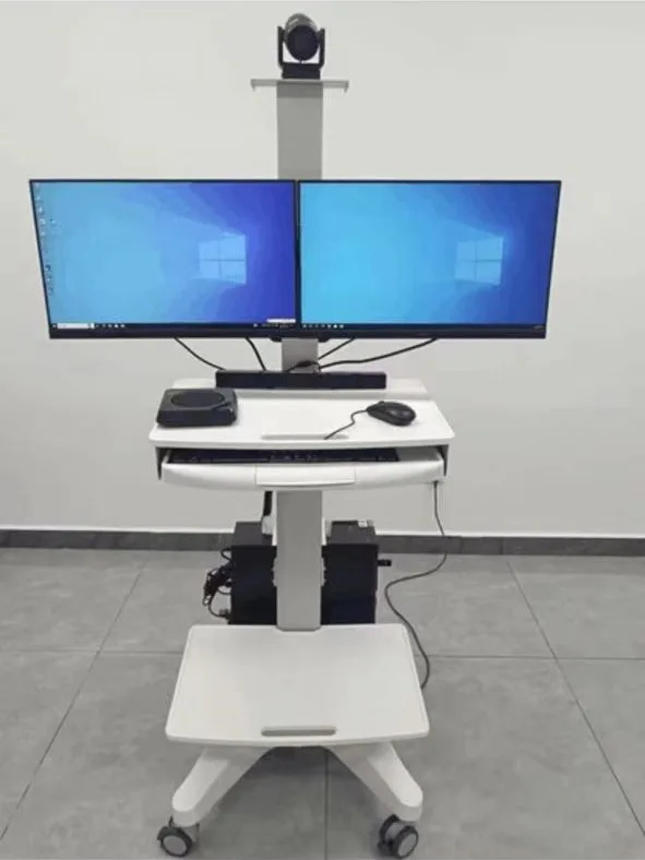 2026 new Mobile Medical Workstation Cart with Dual Monitor Mounts
2026 new Mobile Medical Workstation Cart with Dual Monitor Mounts