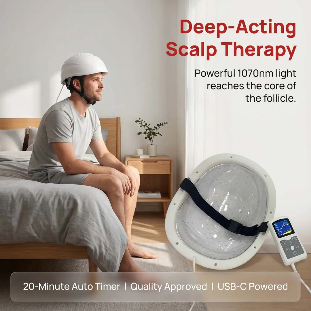 1070nm Wireless 40Hz Infrared Therapy Helmet for Chronic Migraine Pain Relief Pulsed Wave Brain Care Device for Personal Health Daily Treatment at Office
1070nm Wireless 40Hz Infrared Therapy Helmet for Chronic Migraine Pain Relief Pulsed Wave Brain Care Device for Personal Health Daily Treatment at Office