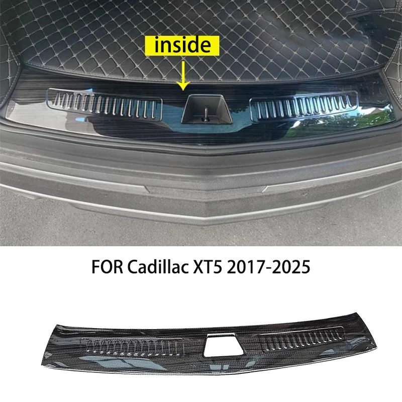 FIT FOR Cadillac XT5 2017-2025 Stainless steel black chrome Rear Trunk inside Bumper Protector cover sill guard Trim
FIT FOR Cadillac XT5 2017-2025 Stainless steel black chrome Rear Trunk inside Bumper Protector cover sill guard Trim