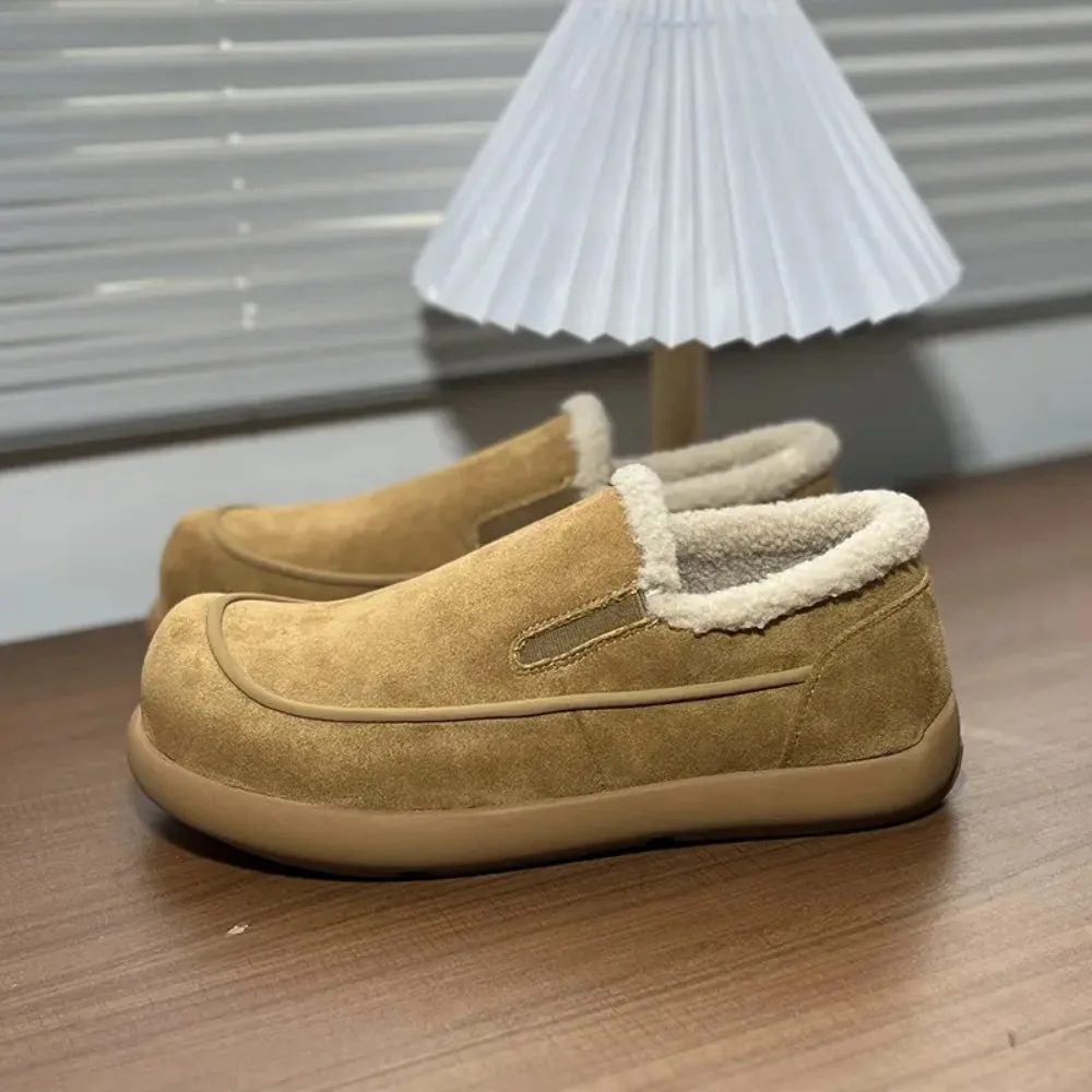 Plus Size 45 46 Man's Winter Leather Casual Shoes Warm Thick Cotton Shoes One Foot Treading Non-slip Men's Lazy Shoes Sneakers
Plus Size 45 46 Man's Winter Leather Casual Shoes Warm Thick Cotton Shoes One Foot Treading Non-slip Men's Lazy Shoes Sneakers