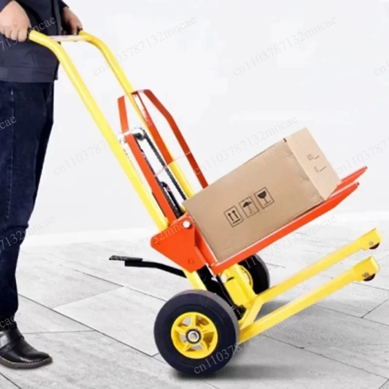 Household Mobile Trolley Lift Small Forklift Manual Small Portable Stacker Mini Hydraulic Lift Truck
Household Mobile Trolley Lift Small Forklift Manual Small Portable Stacker Mini Hydraulic Lift Truck