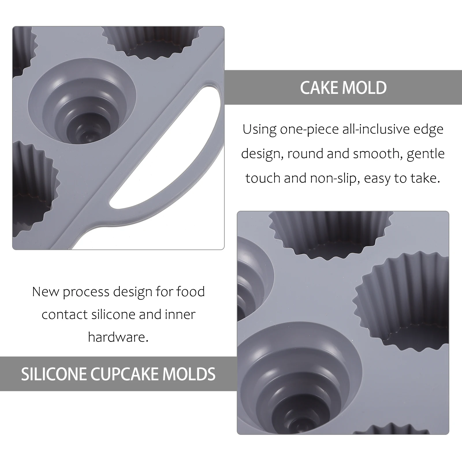 Silicone Cupcake Molds 12 Cavity Baking Moulds Chocolate Cake Pops Heat Resistant Anti-Slip Handle Oven Freezer Safe Easy
Silicone Cupcake Molds 12 Cavity Baking Moulds Chocolate Cake Pops Heat Resistant Anti-Slip Handle Oven Freezer Safe Easy