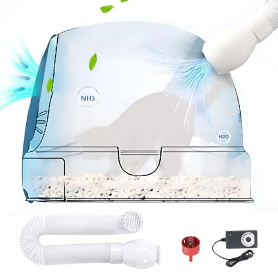 Cat Litter Box Physical Deodorization - No Need for Cat Litter Deodorizer Anymore Pet Safer to Your Kitty Window Litter Box
Cat Litter Box Physical Deodorization - No Need for Cat Litter Deodorizer Anymore Pet Safer to Your Kitty Window Litter Box