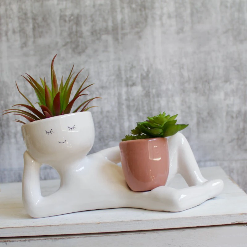 Succulent Planter Planter Pots For Indoor Plants Cute Resin Flower Head Planters Lying Down Figure Home Garden Decoration Gift
Succulent Planter Planter Pots For Indoor Plants Cute Resin Flower Head Planters Lying Down Figure Home Garden Decoration Gift