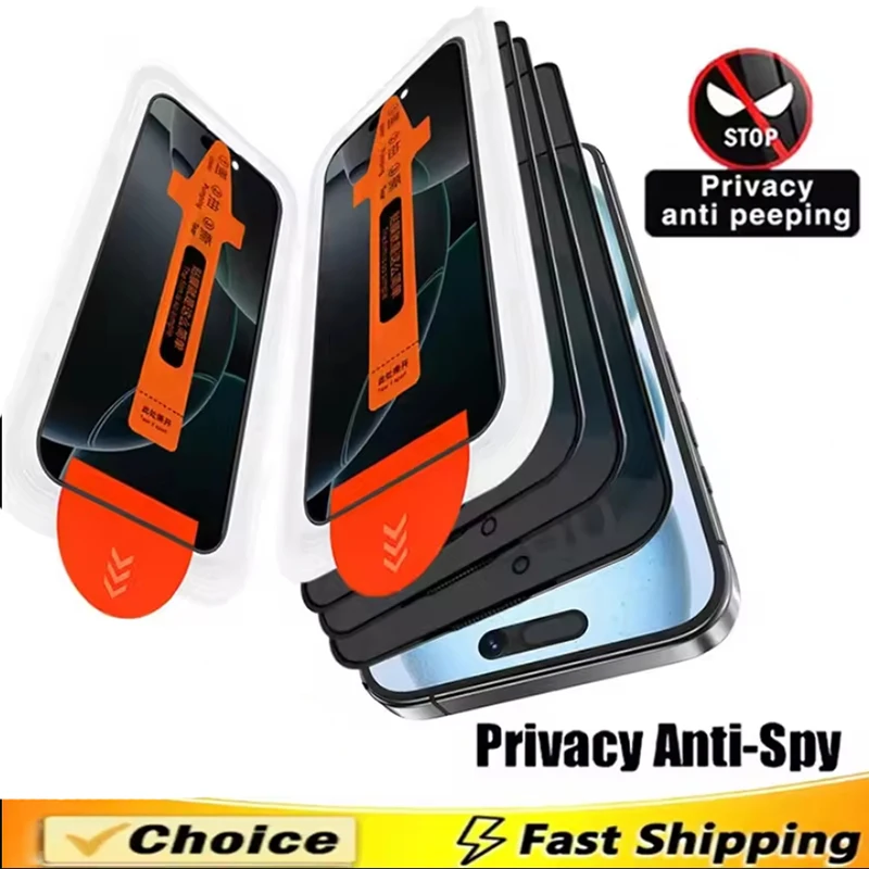 Dust Free Installation Privacy Screen Protector For iPhone 17 16 Pro Max 13 12 11 15 14 Plus Anti-Spy Tempered Glass iphone17
Dust Free Installation Privacy Screen Protector For iPhone 17 16 Pro Max 13 12 11 15 14 Plus Anti-Spy Tempered Glass iphone17