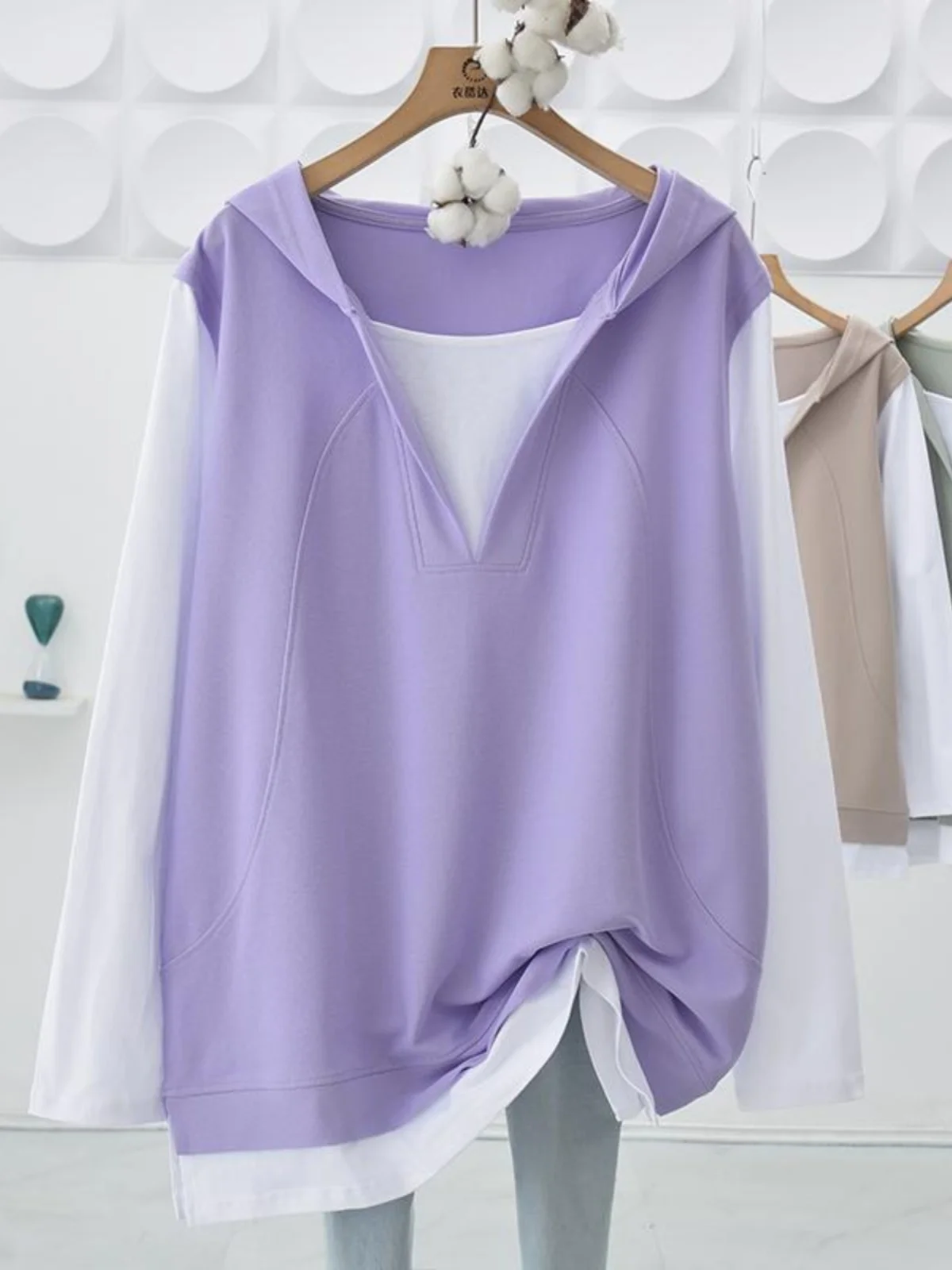 plus Size Women's Hoodie Long Sleeve Loose Fit Autumn Winter Casual Comfortable Versatile Slimming Top for Heavy Girls
plus Size Women's Hoodie Long Sleeve Loose Fit Autumn Winter Casual Comfortable Versatile Slimming Top for Heavy Girls