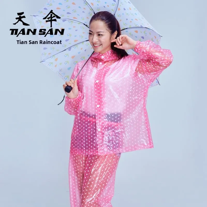 Adult Thickened Single Transparent Raincoat And Rain Pants Fishing Breathable Women's Waterproof Bicycle Raincoat Disposable Use
Adult Thickened Single Transparent Raincoat And Rain Pants Fishing Breathable Women's Waterproof Bicycle Raincoat Disposable Use