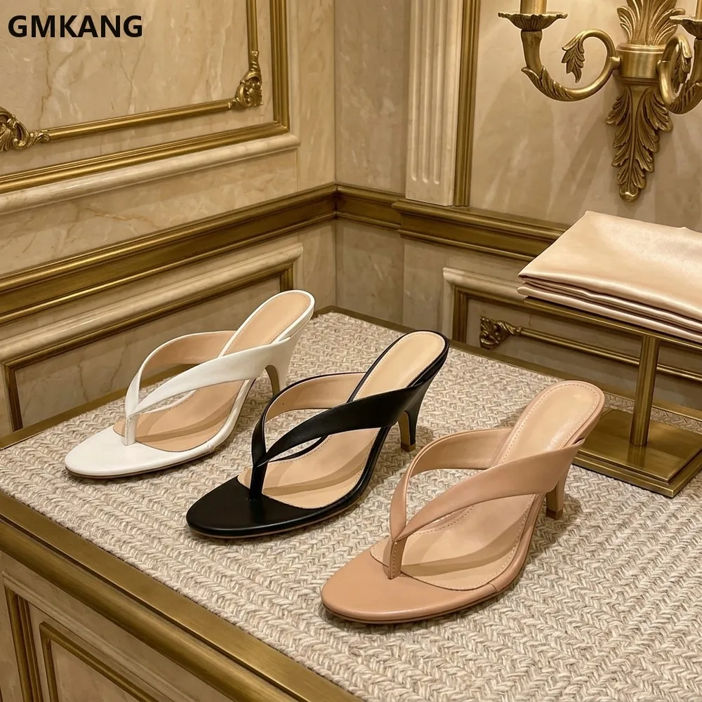 GMKANG Women Genuine Leather Kitten Heel Mules, Slip-On Open Toe Slippers for Summer, Black White Party Dress Shoes
GMKANG Women Genuine Leather Kitten Heel Mules, Slip-On Open Toe Slippers for Summer, Black White Party Dress Shoes