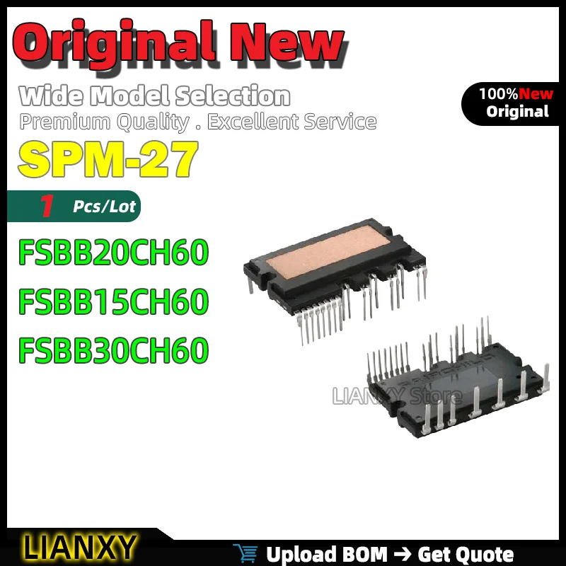 1 шт. SPM-27 FSBB20CH60 FSBB15CH60 FSBB30CH60 IGBT модуль новый оригинальный
1 шт. SPM-27 FSBB20CH60 FSBB15CH60 FSBB30CH60 IGBT модуль новый оригинальный