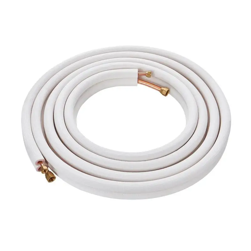 Mini Split Copper Tubing 25FT 3/8" & 5/8" O.D. For Air Conditioner, Heat Pump, HVAC System, Triple-Layer Insulation Tube, Copper Pipes, Wrapping Strips Included.
Mini Split Copper Tubing 25FT 3/8" & 5/8" O.D. For Air Conditioner, Heat Pump, HVAC System, Triple-Layer Insulation Tube, Copper Pipes, Wrapping Strips Included.