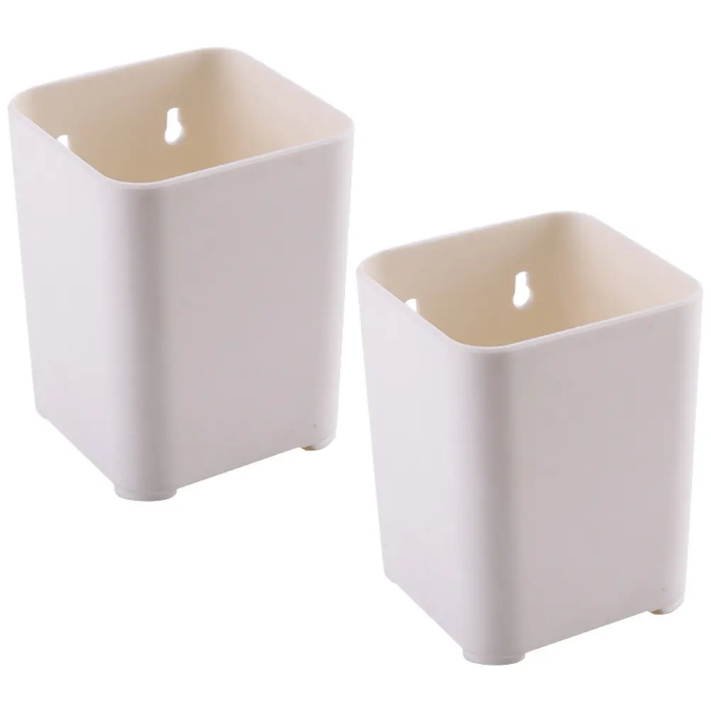2Pcs Pen Holder Desktop Plastic Pencil Case Wall Mount Organizer Makeup Brush Storage Box Office Supplies Pen Organizer for Desk
2Pcs Pen Holder Desktop Plastic Pencil Case Wall Mount Organizer Makeup Brush Storage Box Office Supplies Pen Organizer for Desk