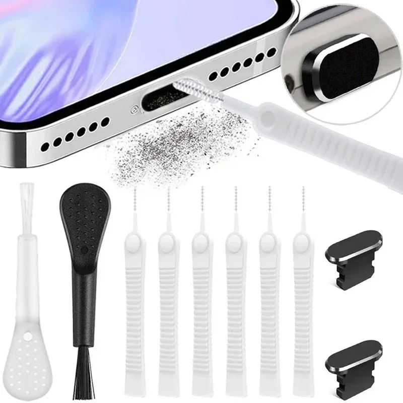 Mobile Phone Dust Plug Cleaner For Lightning Port For Apple iPhone 13 Cleaner Brush Computer Keyboard Cleaner Tool Cleaner Brush
Mobile Phone Dust Plug Cleaner For Lightning Port For Apple iPhone 13 Cleaner Brush Computer Keyboard Cleaner Tool Cleaner Brush
