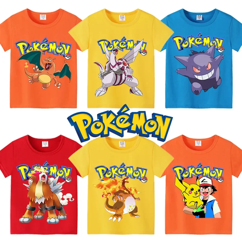 Pokemons Pikachus T-shirt Short-sleeve Clothing Cartoon Anime Clothes Kawaii Print Tops Outfit Summer Tees Shirts Birthday Gifts
Pokemons Pikachus T-shirt Short-sleeve Clothing Cartoon Anime Clothes Kawaii Print Tops Outfit Summer Tees Shirts Birthday Gifts
