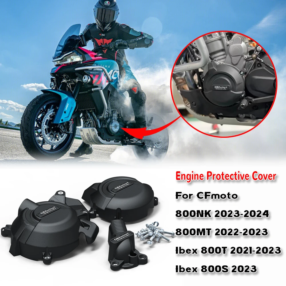 For CFmoto 800NK 2023-2024 / 800MT 2022-2023 / Ibex 800T 2021-2023 / Ibex 800S 2023 Motorcycle Engine Protection Cover
For CFmoto 800NK 2023-2024 / 800MT 2022-2023 / Ibex 800T 2021-2023 / Ibex 800S 2023 Motorcycle Engine Protection Cover