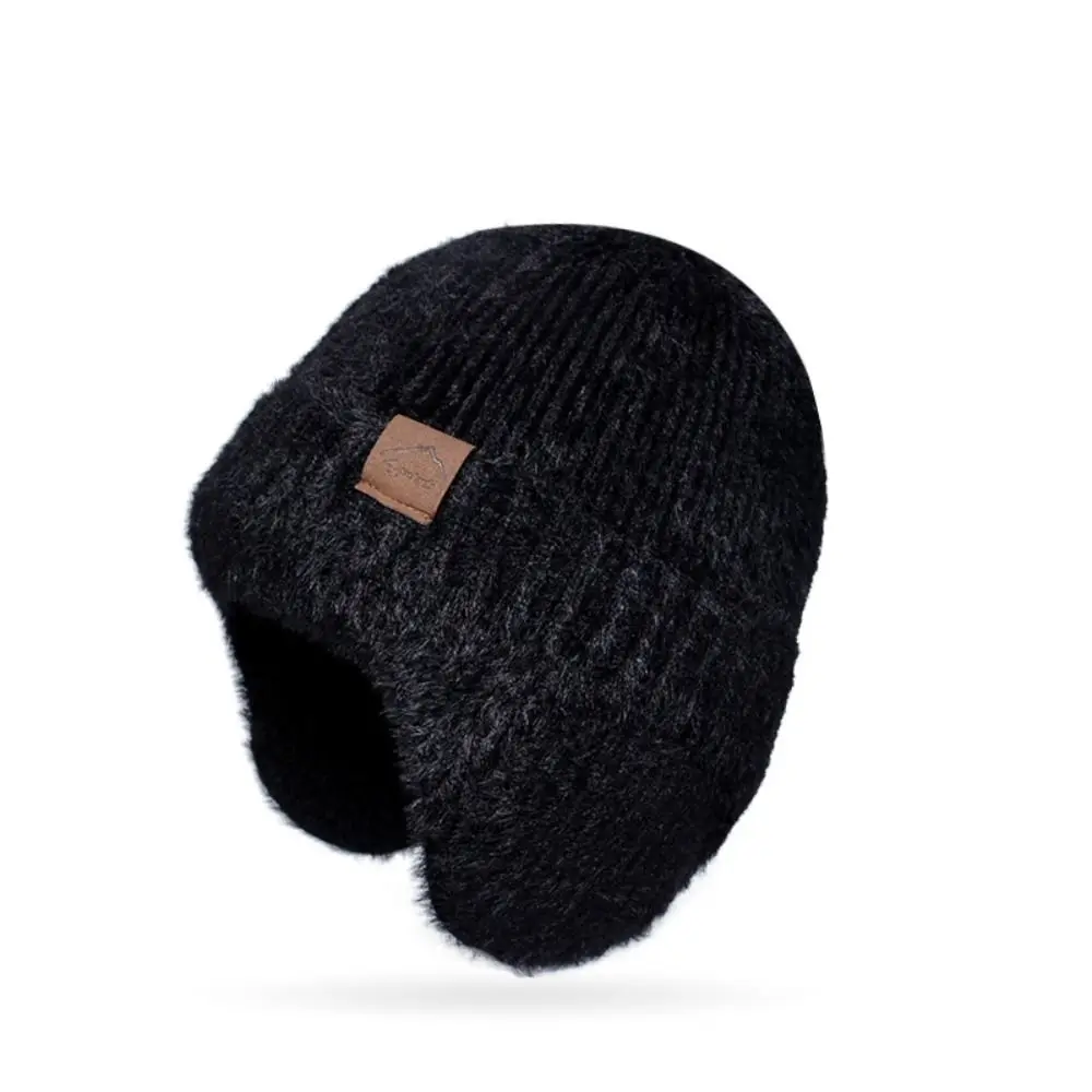 Headgear Earflap Woolen Hat Thickened Solid Color Ear Protection Beanie Cap Korean Style Thermal Knitted Earflap Hat Streetwear
Headgear Earflap Woolen Hat Thickened Solid Color Ear Protection Beanie Cap Korean Style Thermal Knitted Earflap Hat Streetwear