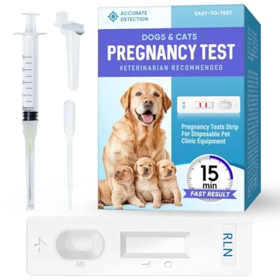 Dog Pregnancy Test Kit, Disposable Test Strips for Dogs and Cats, Harmless to Pets, Fast and Accurate Pet Pregnancy Strips, Res
Dog Pregnancy Test Kit, Disposable Test Strips for Dogs and Cats, Harmless to Pets, Fast and Accurate Pet Pregnancy Strips, Res