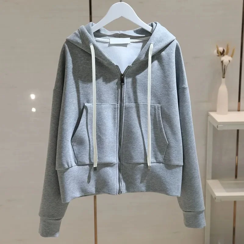 Осенние женские короткие свитера с капюшоном, пальто, женские толстовки на молнии, куртка, женская толстовка с длинными рукавами
Осенние женские короткие свитера с капюшоном, пальто, женские толстовки на молнии, куртка, женская толстовка с длинными рукавами