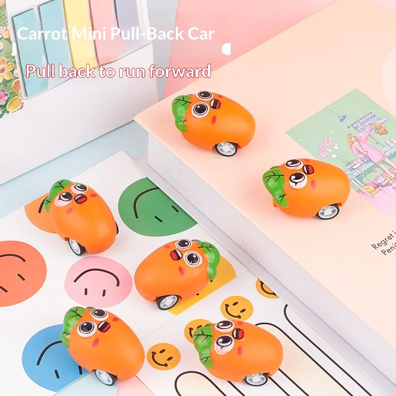Cartoon Radish Pull Back Car Mini Children's Baby Toys Car Small Toys Kindergarten Random style
Cartoon Radish Pull Back Car Mini Children's Baby Toys Car Small Toys Kindergarten Random style