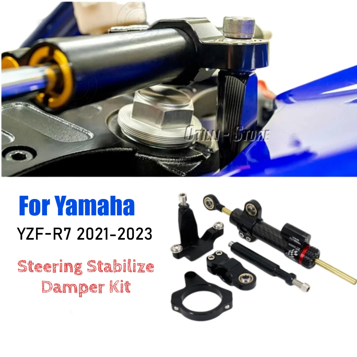 New For Yamaha YZF-R7 YZF R7 YZFR7 Yzf-r7 2021 2022 2023 Motorcycle Steering Damper Steering Stabilizer Mounting Bracket Kit
New For Yamaha YZF-R7 YZF R7 YZFR7 Yzf-r7 2021 2022 2023 Motorcycle Steering Damper Steering Stabilizer Mounting Bracket Kit