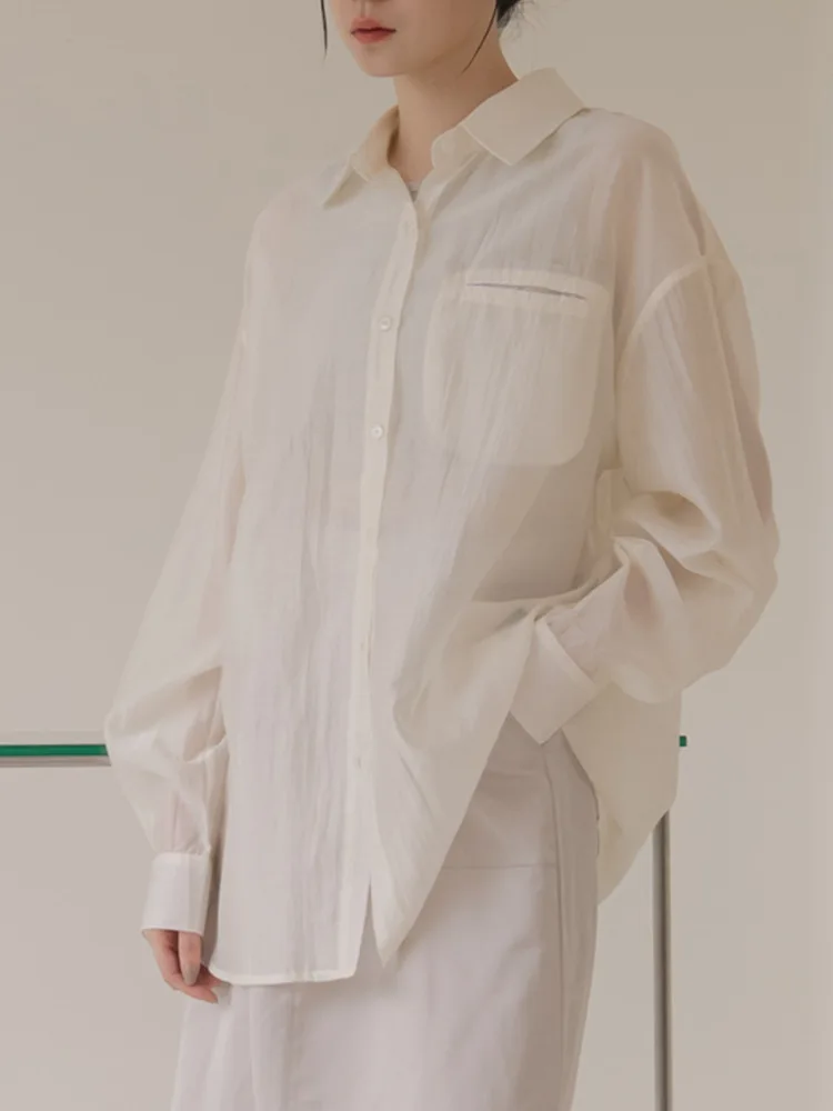 QUEENOP Autumn Winter Women's irt Retina Glossy Single ket Transparent Polyester Fiber Skin-friendly Breathable Long S...
QUEENOP Autumn Winter Women's irt Retina Glossy Single ket Transparent Polyester Fiber Skin-friendly Breathable Long S...