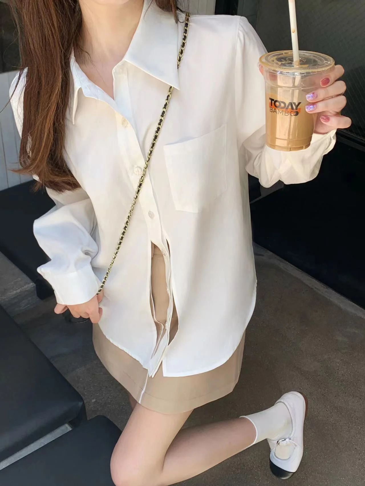 MMENGJA Women's White irt Long Sve Bow Design Commute Friendly Versatile New Sle Subtle Detail Top Polyester Nylon Blend
MMENGJA Women's White irt Long Sve Bow Design Commute Friendly Versatile New Sle Subtle Detail Top Polyester Nylon Blend